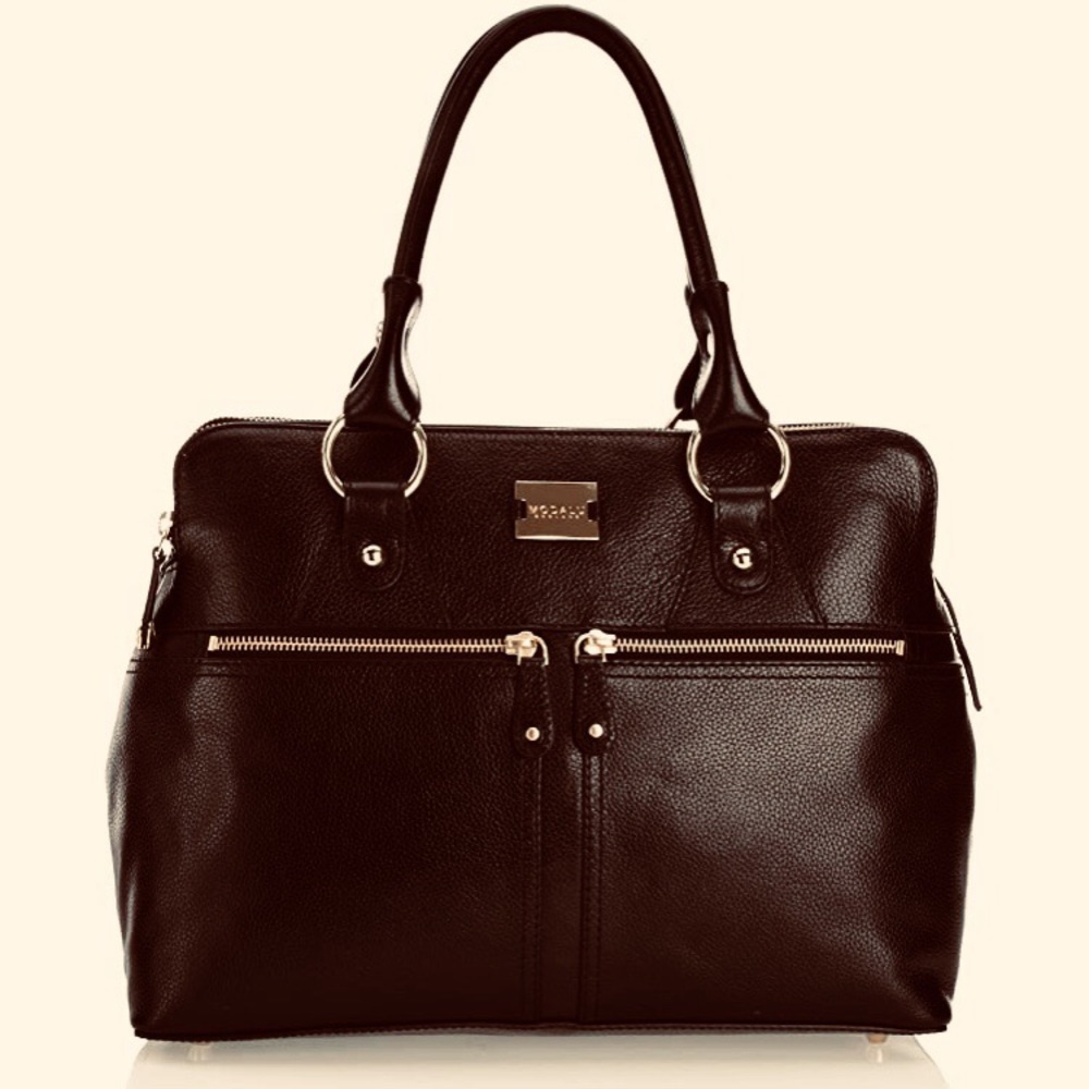Modalu Classic Pippa Grab Handbag w Round Handles